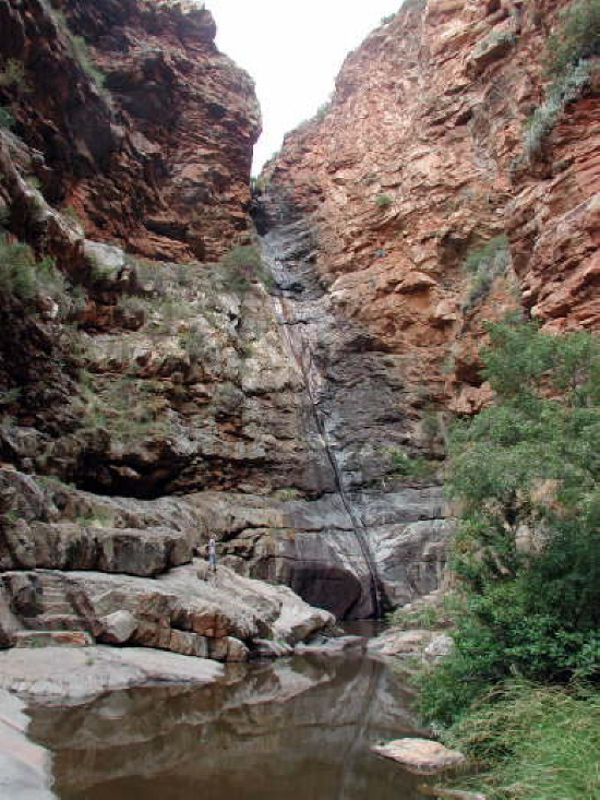 Wasserfall bei Oudtshoorn